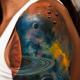 Tattoo Space - Mga Celestial Bodies at Expanses ng Universe sa Mga Tattoo