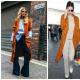 Kaj obleči z oranžnim plaščem (in kje kupiti) Kakšni škornji pod oranžnim plaščem